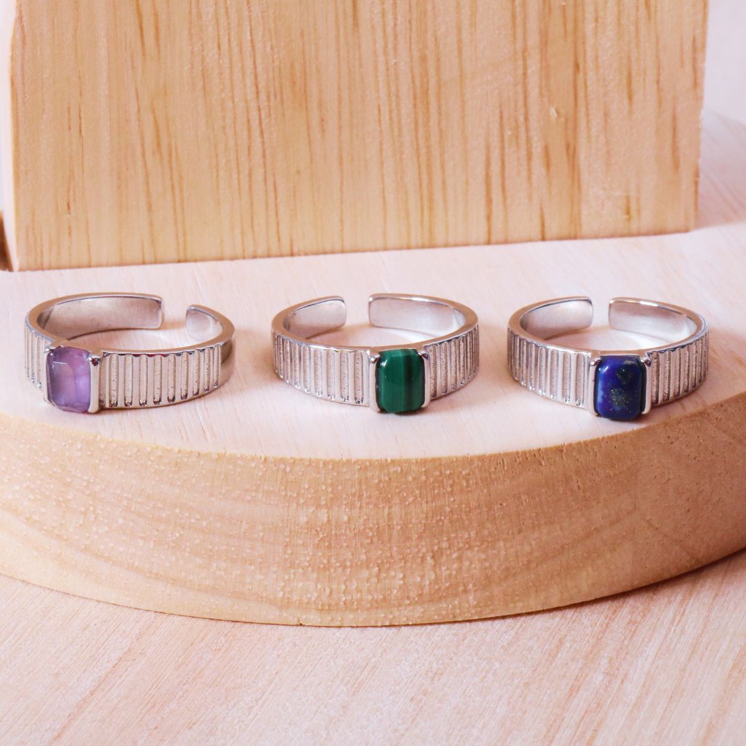 Bague Parthena en Lapis-Lazuli