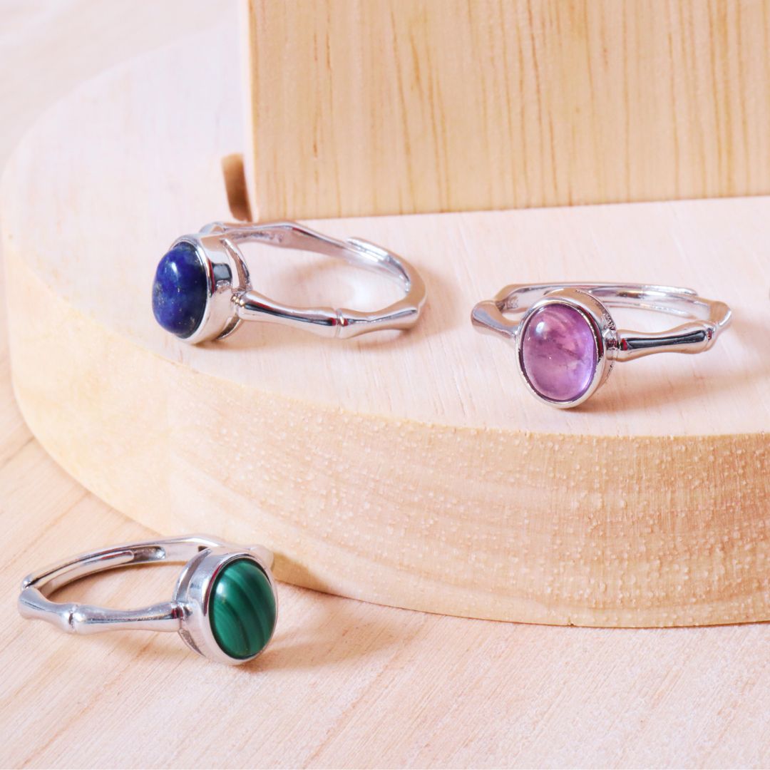 Bague Arcania en Malachite