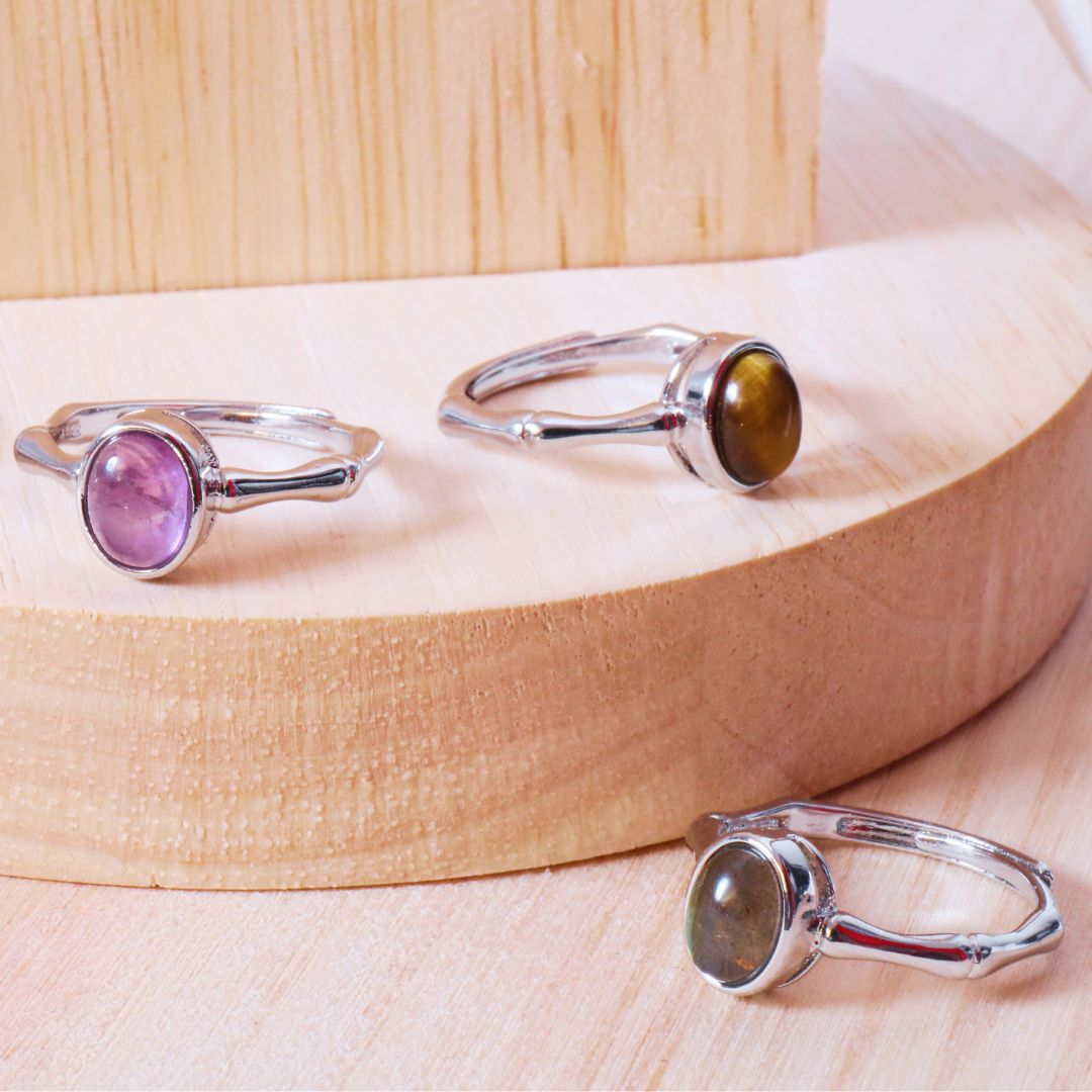 Bague Arcania en Labradorite