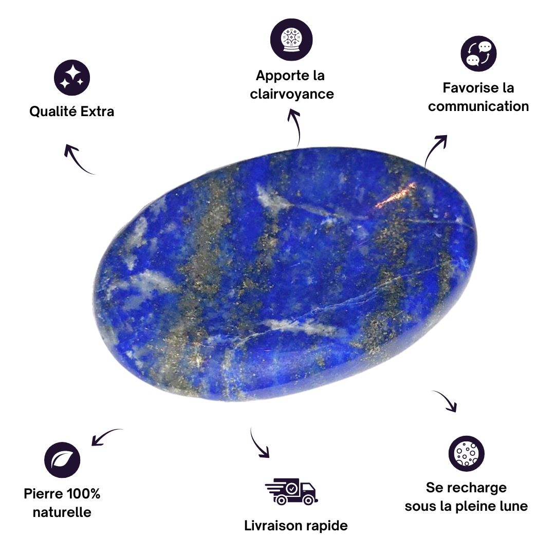 Pierre plate Lapis-Lazuli