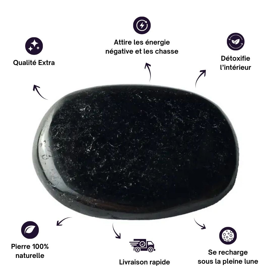 Galet Tourmaline noire