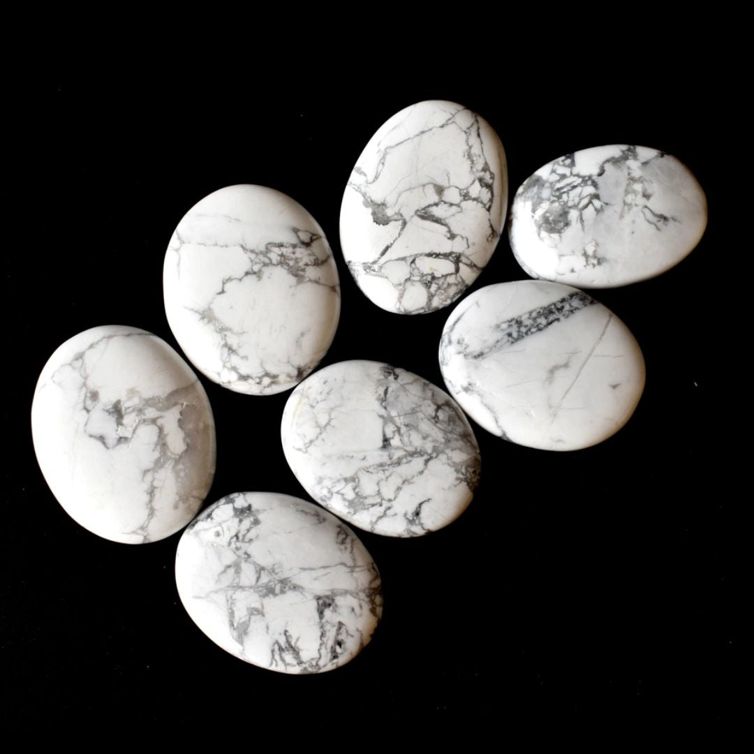 Pierre plate Howlite