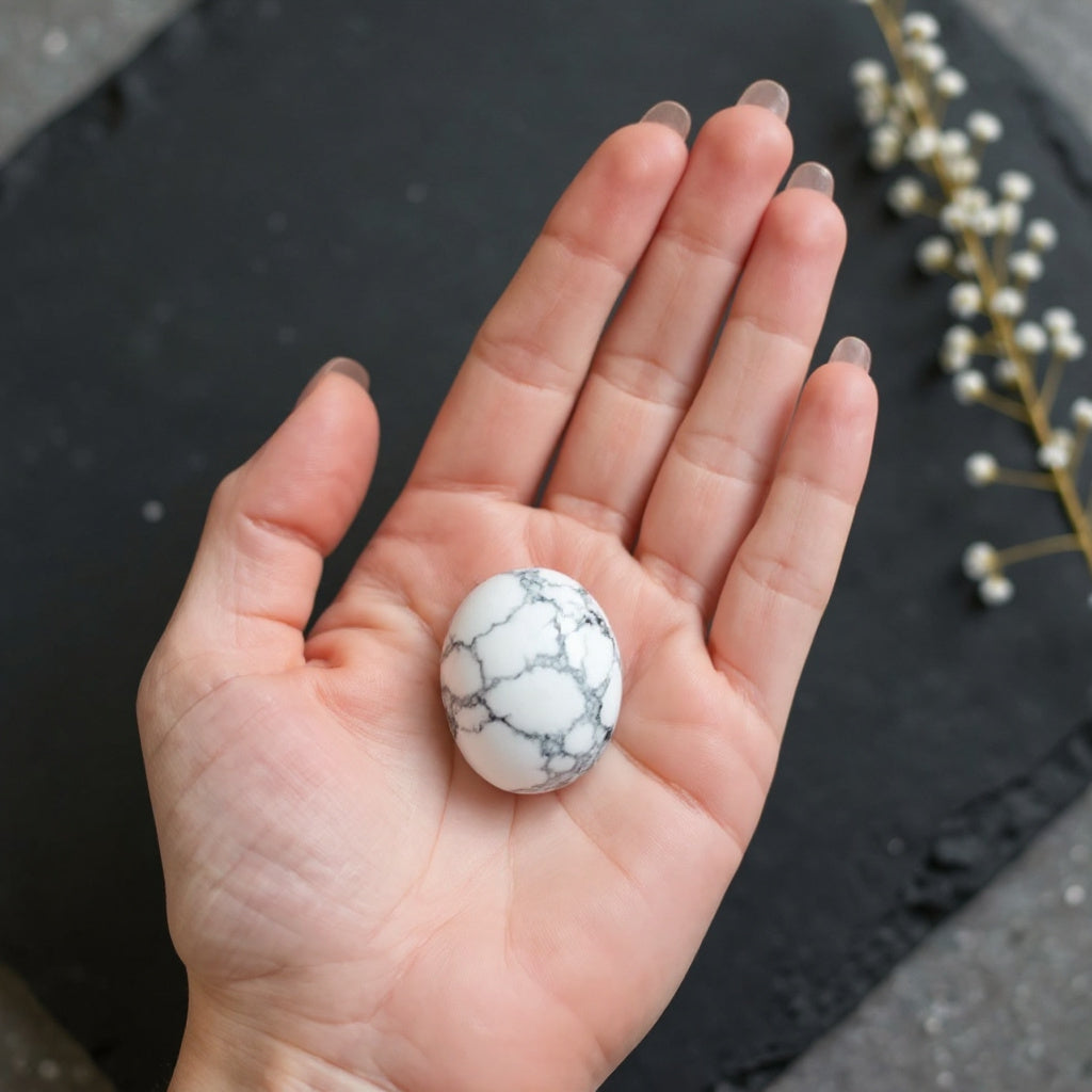 Pierre roulée Howlite