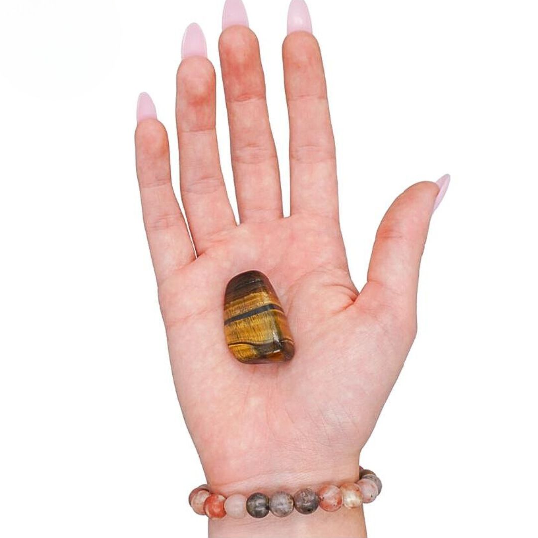 Pierre roulée Œil de Tigre