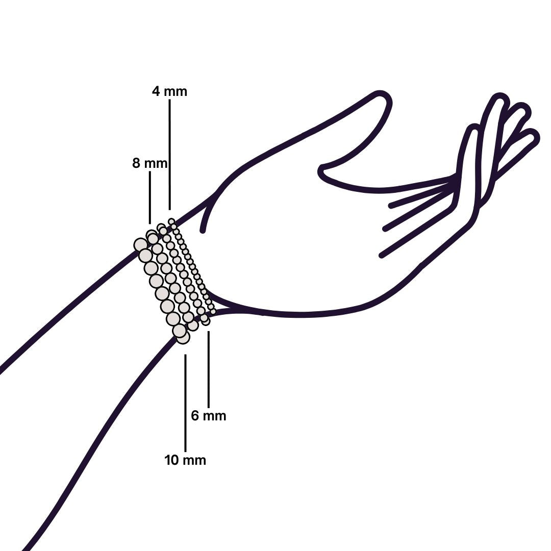 Bracelet en Perles d’Howlite