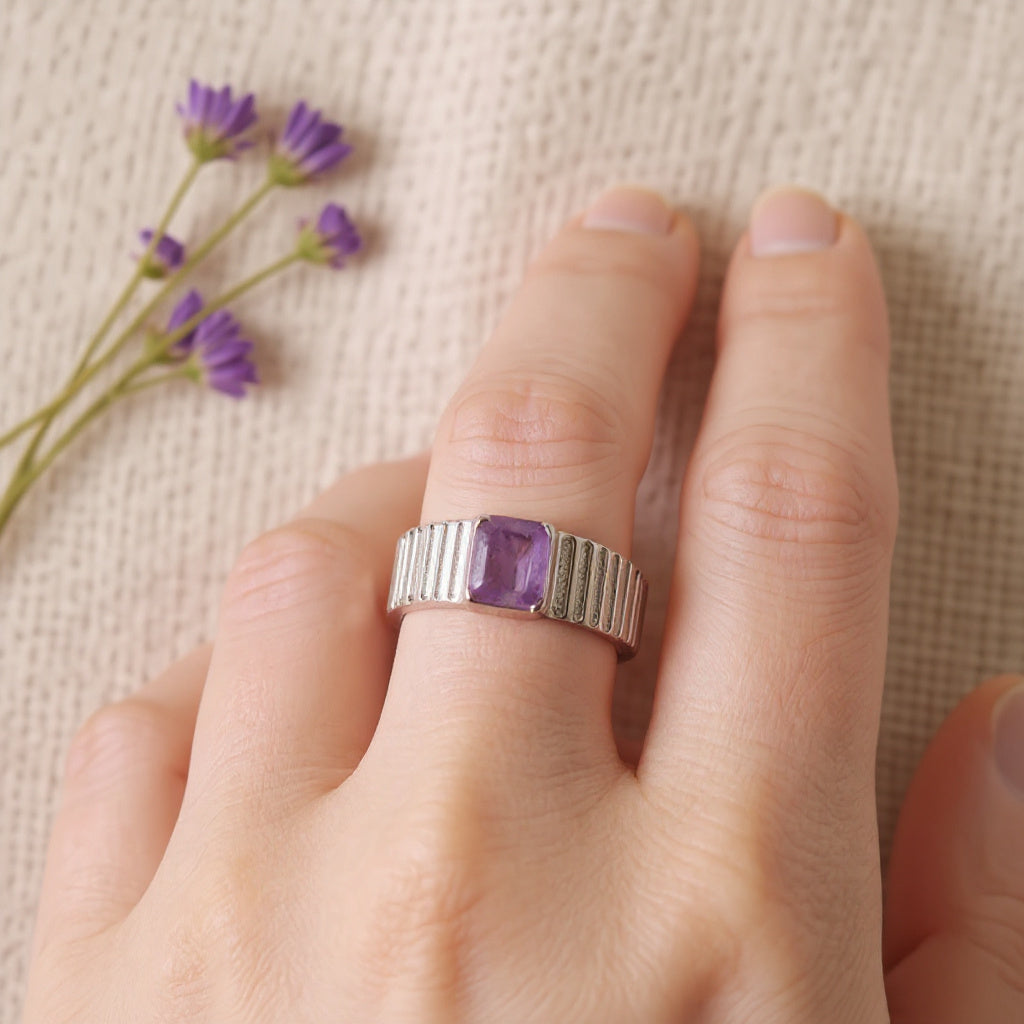 Bague en Améthyste · Parthéna