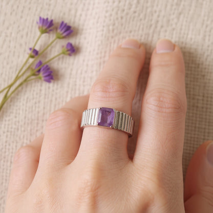 Bague en Améthyste · Parthéna