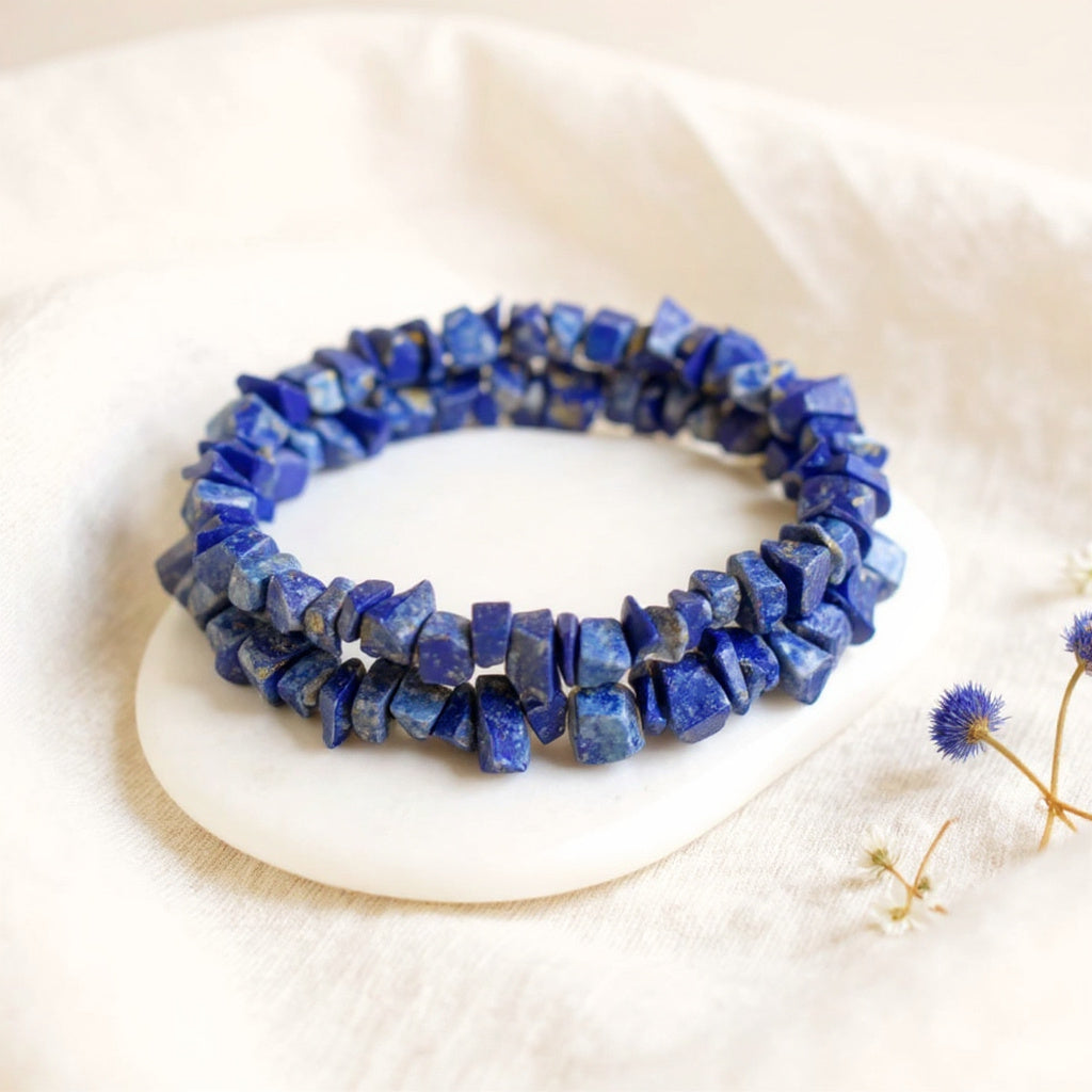 Bracelet baroque de Lapis-Lazuli