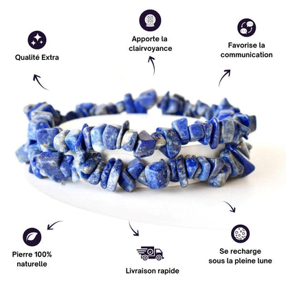 Bracelet baroque de Lapis-Lazuli