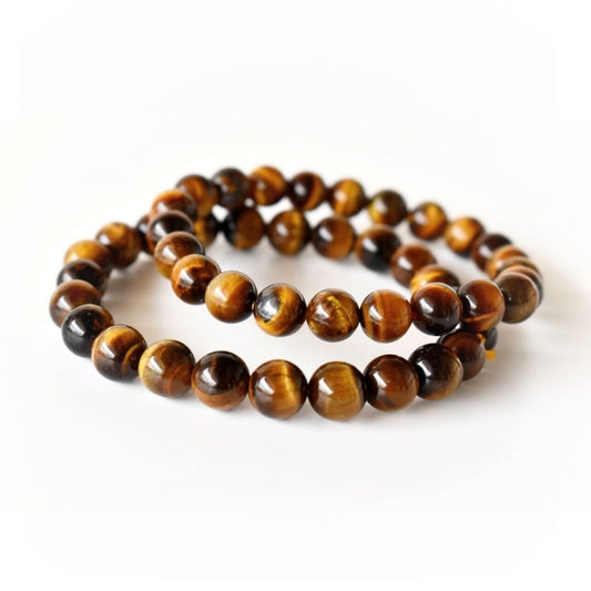Bracelet Homme en perles d'Œil de Tigre