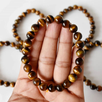 Bracelet en perles d'Œil de Tigre