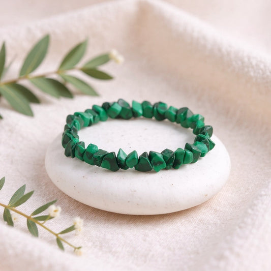 Bracelet baroque de Malachite