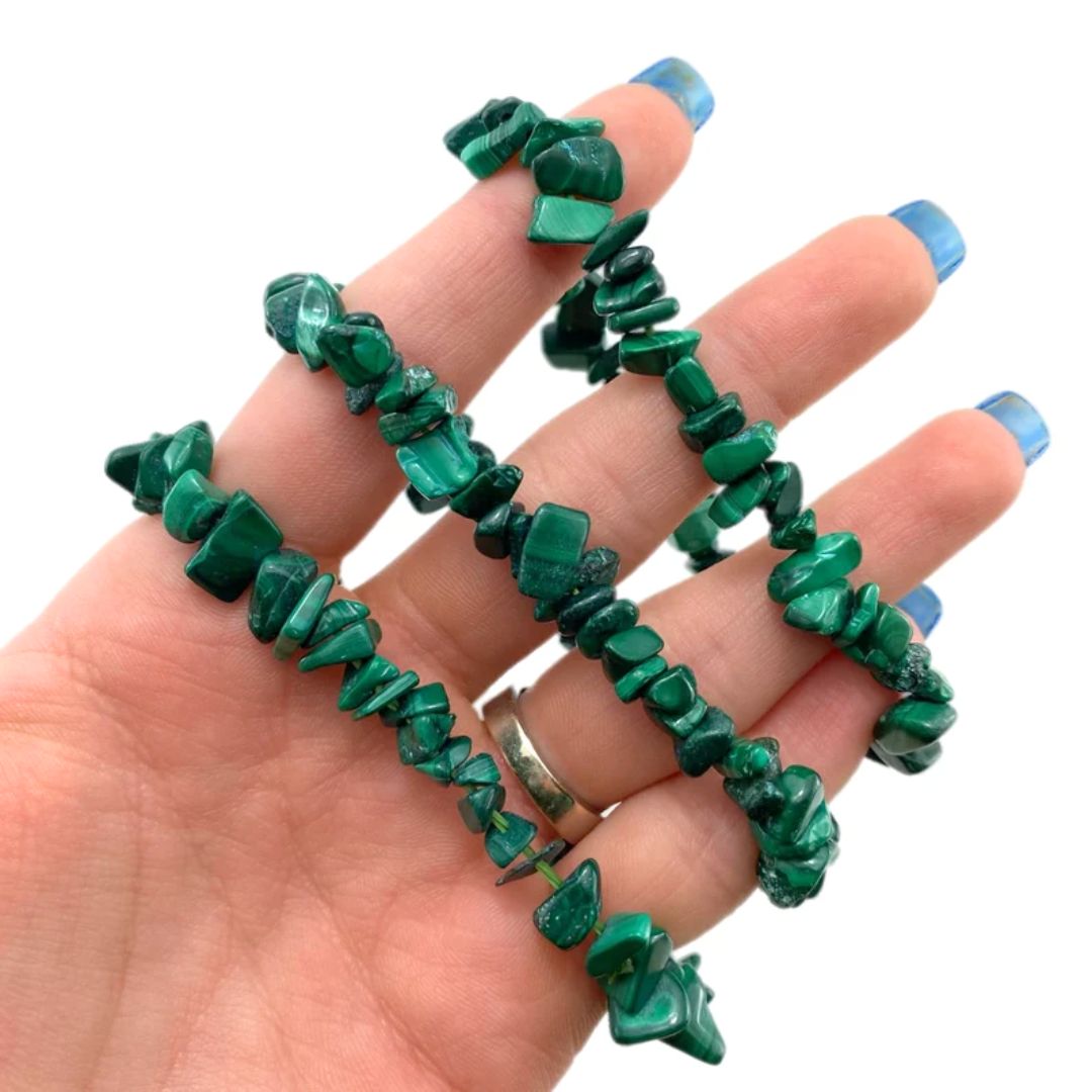 Bracelet baroque de Malachite