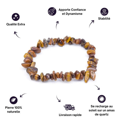 Bracelet baroque d'Oeil de Tigre