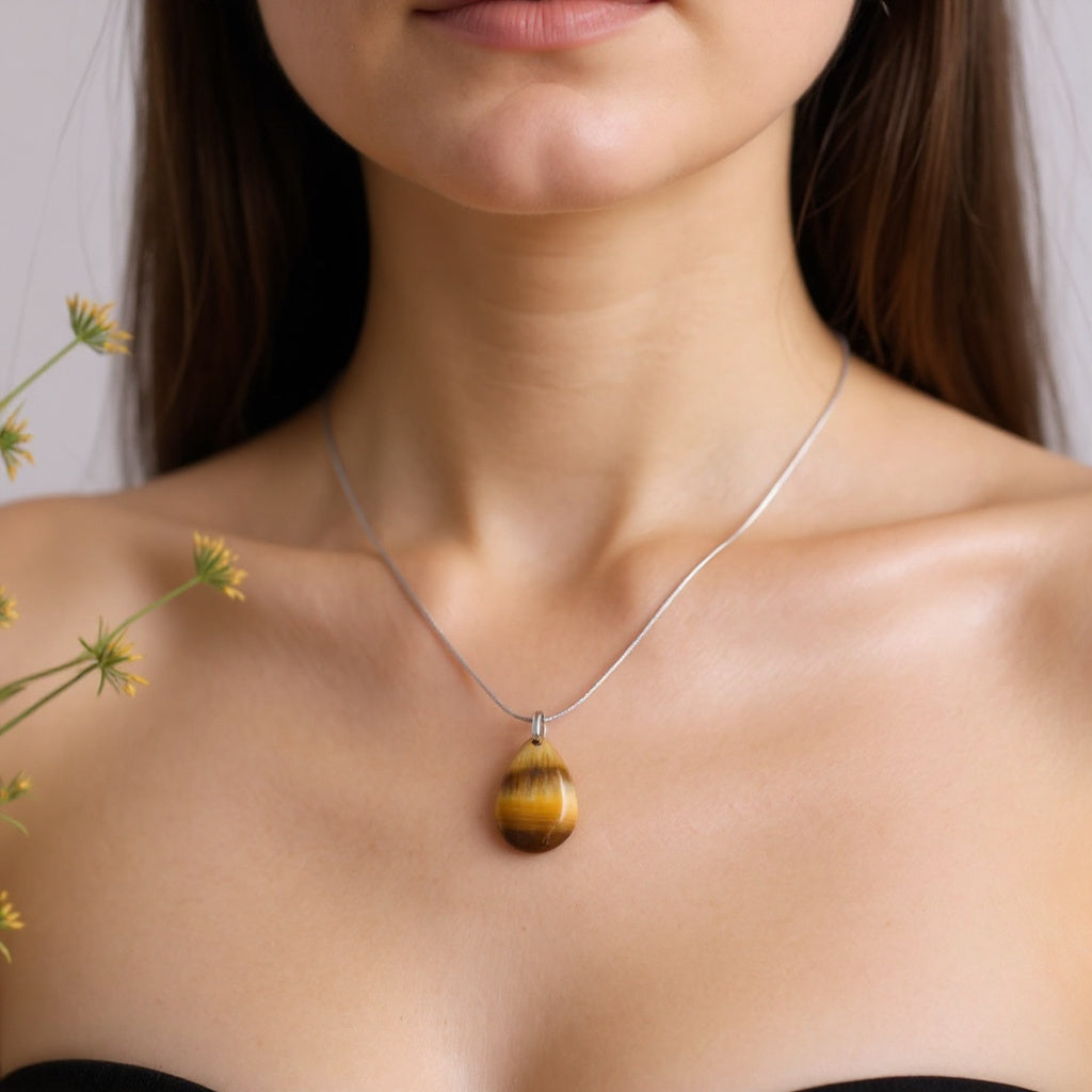 Collier Eclat Sauvage — Œil de Tigre