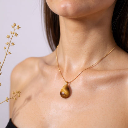 Collier Eclat Sauvage — Œil de Tigre