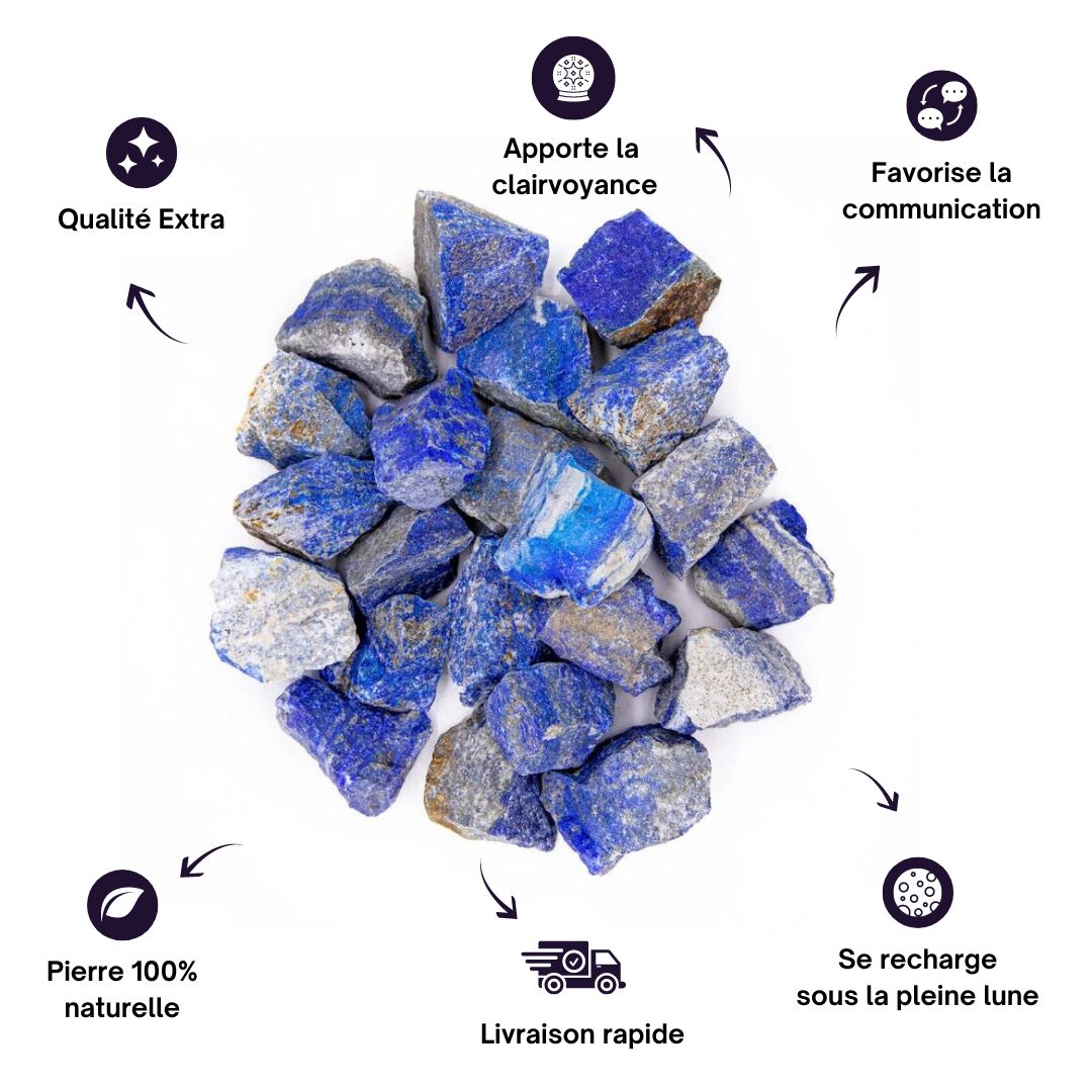 Pierre brute Lapis-Lazuli