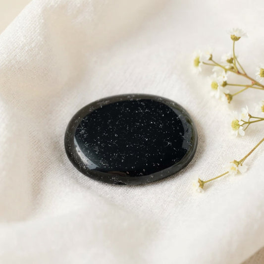 Pierre plate Tourmaline noire