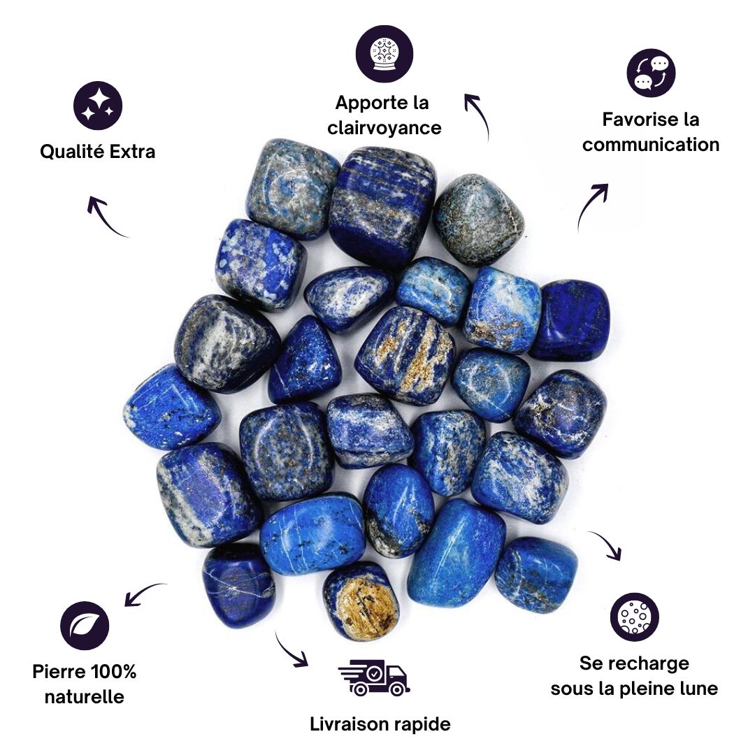 Pierre roulée Lapis-Lazuli