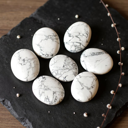 Pierre plate Howlite