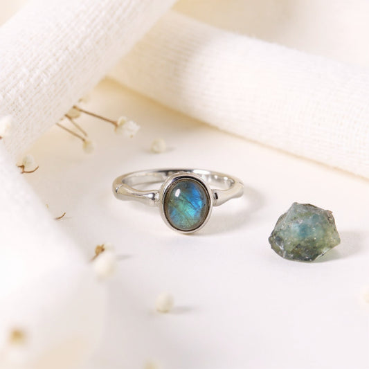 Bague Arcania en Labradorite