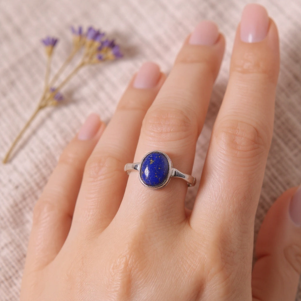 Bague en Lapis-Lazuli · Arcania