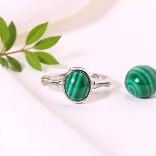 Bague Arcania en Malachite