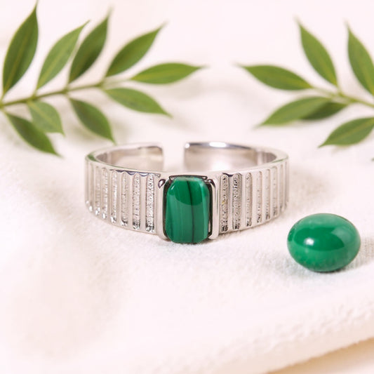 Bague Parthena en Malachite